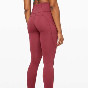 Lululemon Fast and Free 28" Chianti Size 4